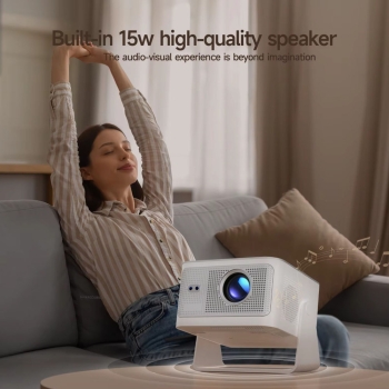 HY350MAX Full HD/4K projektor, WiFi 6 HDR10 Android LED televizor sa WiFi zvučnikom